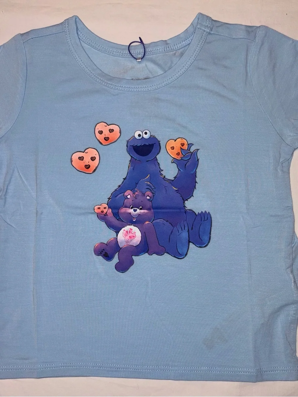 Posh Peanut X Care Bears X Sesame St bamboo shirt & shorts sz 18-24 Mo NWT